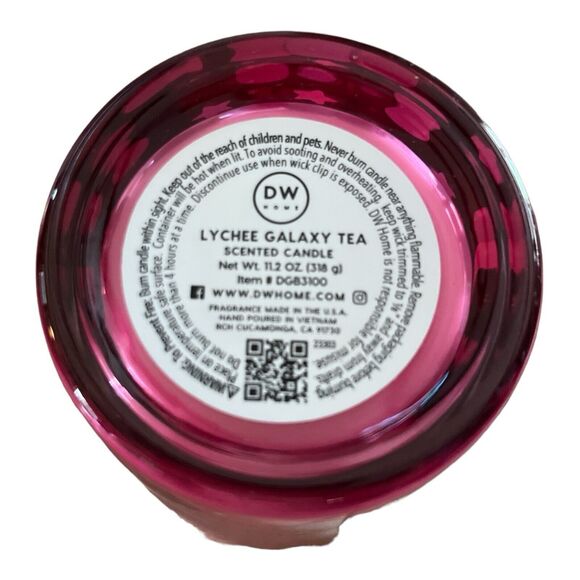 DW Home Lychee Galaxy Tea Candle 4.3oz Special Edition Sweet Scent NEW - Picture 5 of 5